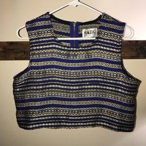 3/$15 Sabo Skirt Crop Top